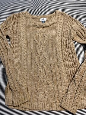 Old Navy sweater camel color